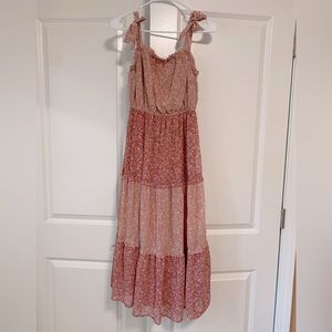 Spring Floral maxi dress